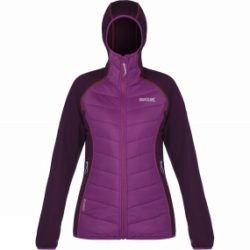 Regatta Womens Andreson II Jacket Blackcurrent/Vivid Violet